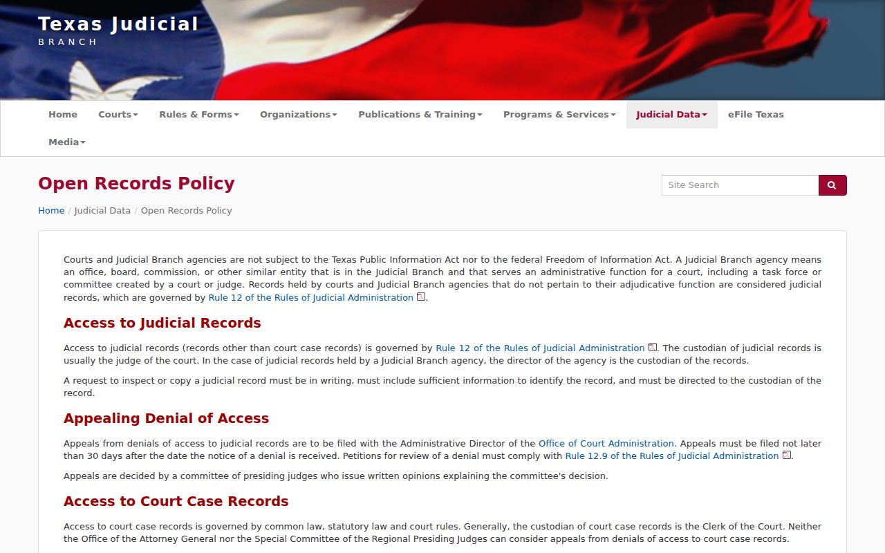 Zapata County court records guidance from Texas OCA